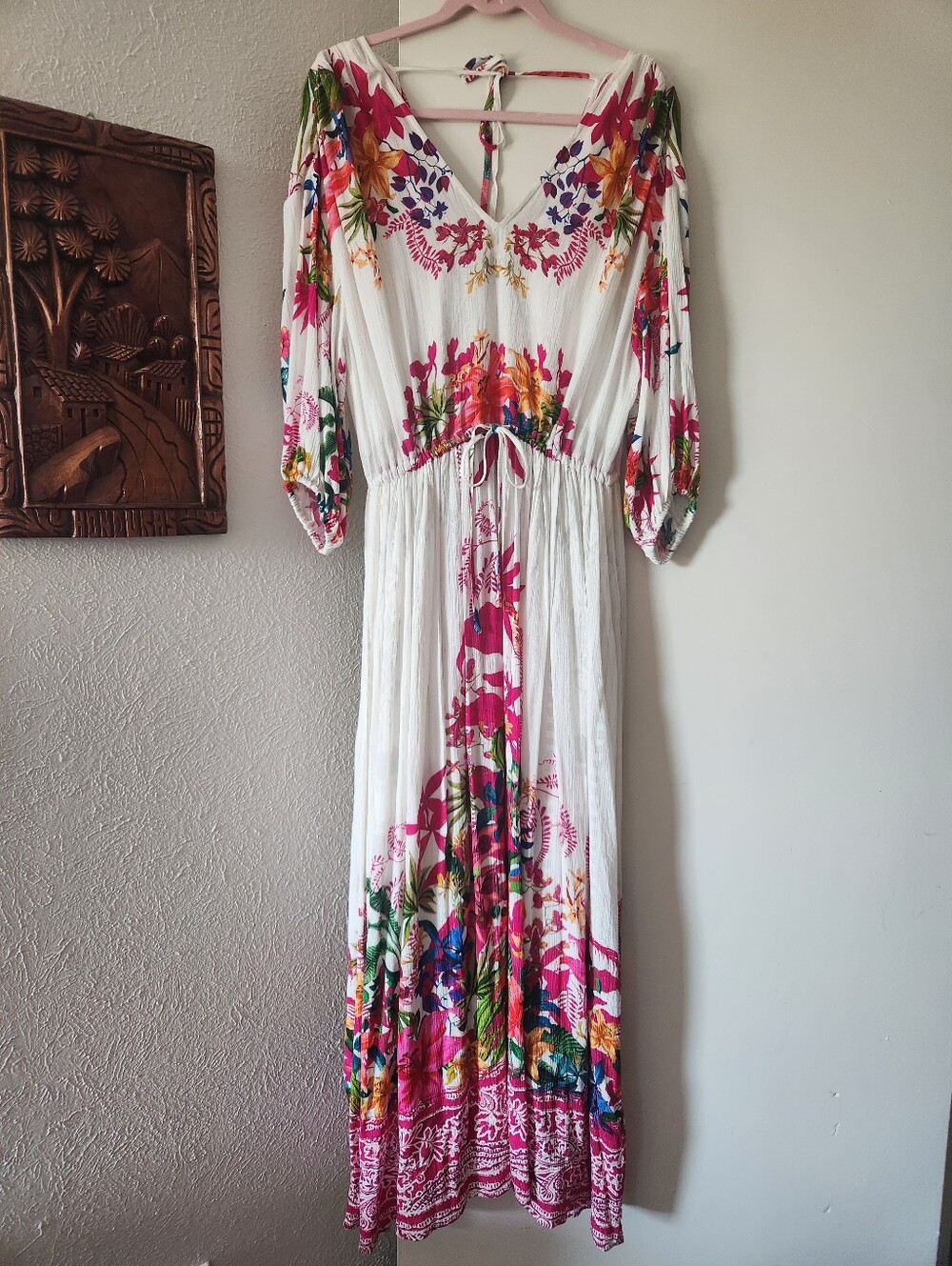I.N.C. International Concepts Women's Floral V-Neck Maxi Dress